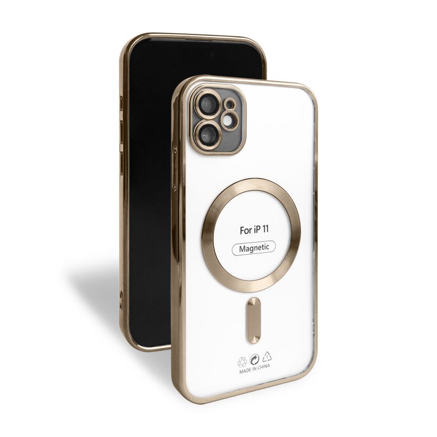 Чехол с функцией MagSafe для Apple iPhone 12 brown (13)