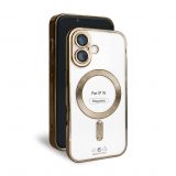 Чехол с функцией MagSafe для Apple iPhone 16 brown (13)
