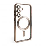 Чехол с функцией MagSafe для Samsung Galaxy S24/S921 (2024), S25/S931 (2025) brown (13)