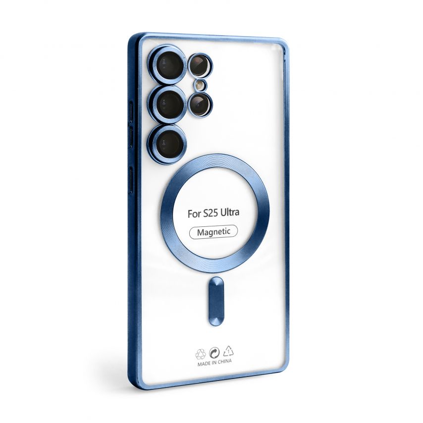 Чохол з функцією MagSafe для Samsung Galaxy S25 Ultra/S938 (2025) blue (04)