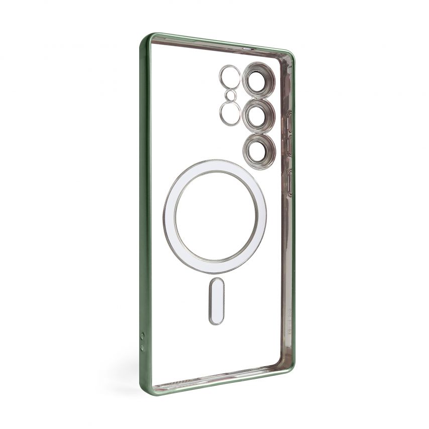 Чохол з функцією MagSafe для Samsung Galaxy S25 Ultra/S938 (2025) olive (08)