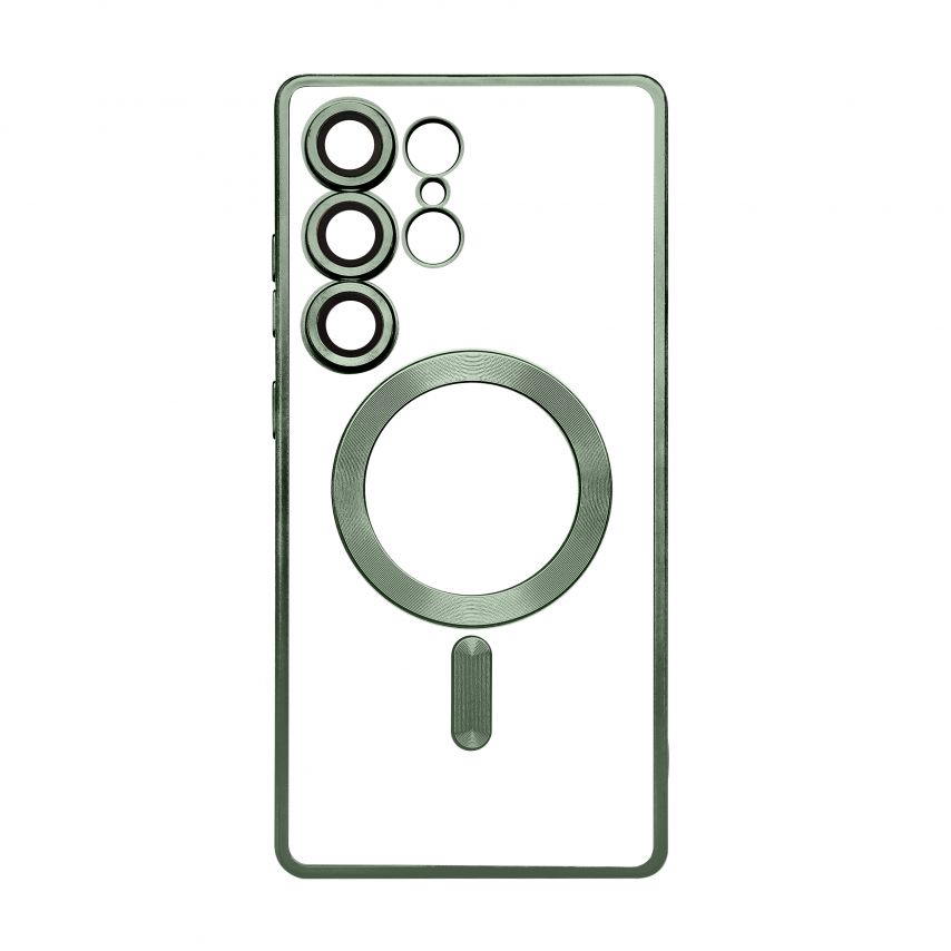 Чохол з функцією MagSafe для Samsung Galaxy S25 Ultra/S938 (2025) olive (08)
