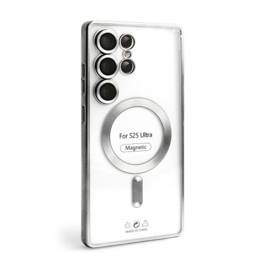 Чохол з функцією MagSafe для Samsung Galaxy S25 Ultra/S938 (2025) silver (10)
