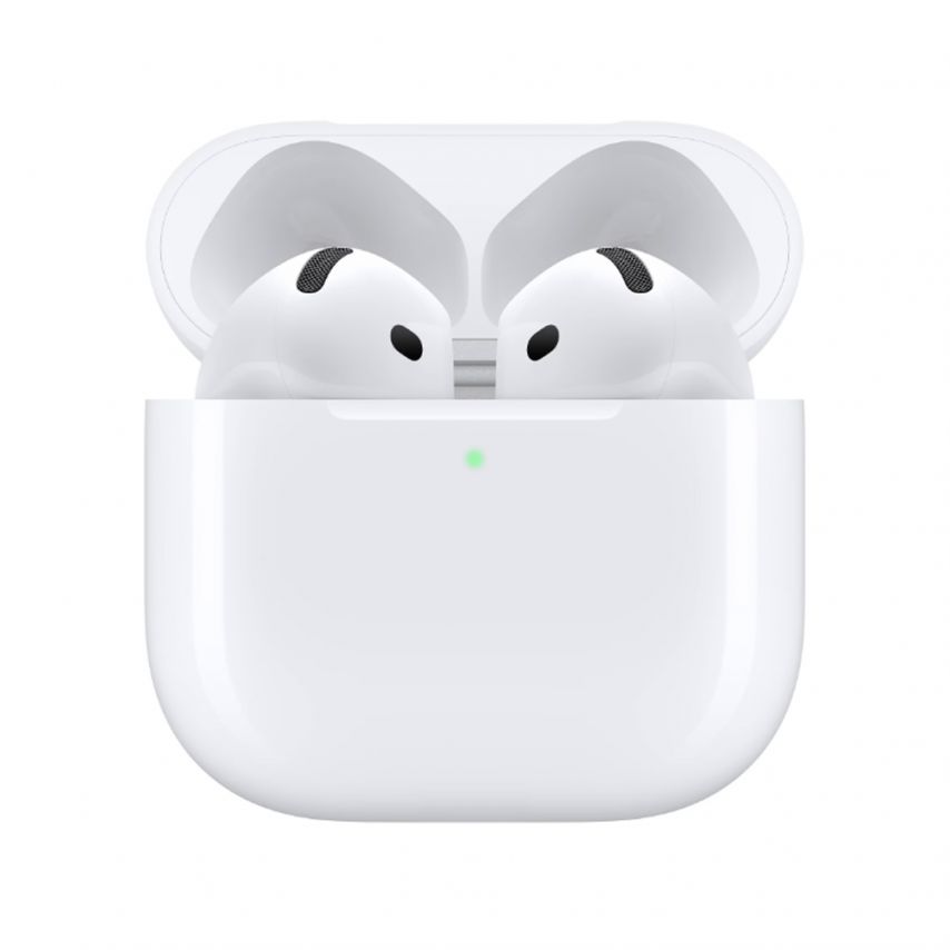 Навушники TWS AirPods 4 ANC white High Original Quality no logo
