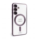 Чохол із функцією MagSafe для Samsung Galaxy S24/S921 (2024), S25/S931 (2025) violet (02) матовий