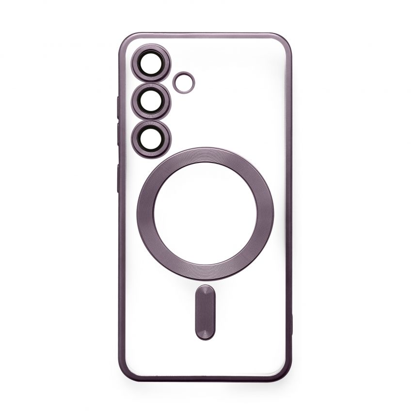 Чохол із функцією MagSafe для Samsung Galaxy S24/S921 (2024), S25/S931 (2025) violet (02) матовий