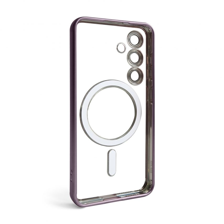 Чохол із функцією MagSafe для Samsung Galaxy S24/S921 (2024), S25/S931 (2025) violet (02) матовий