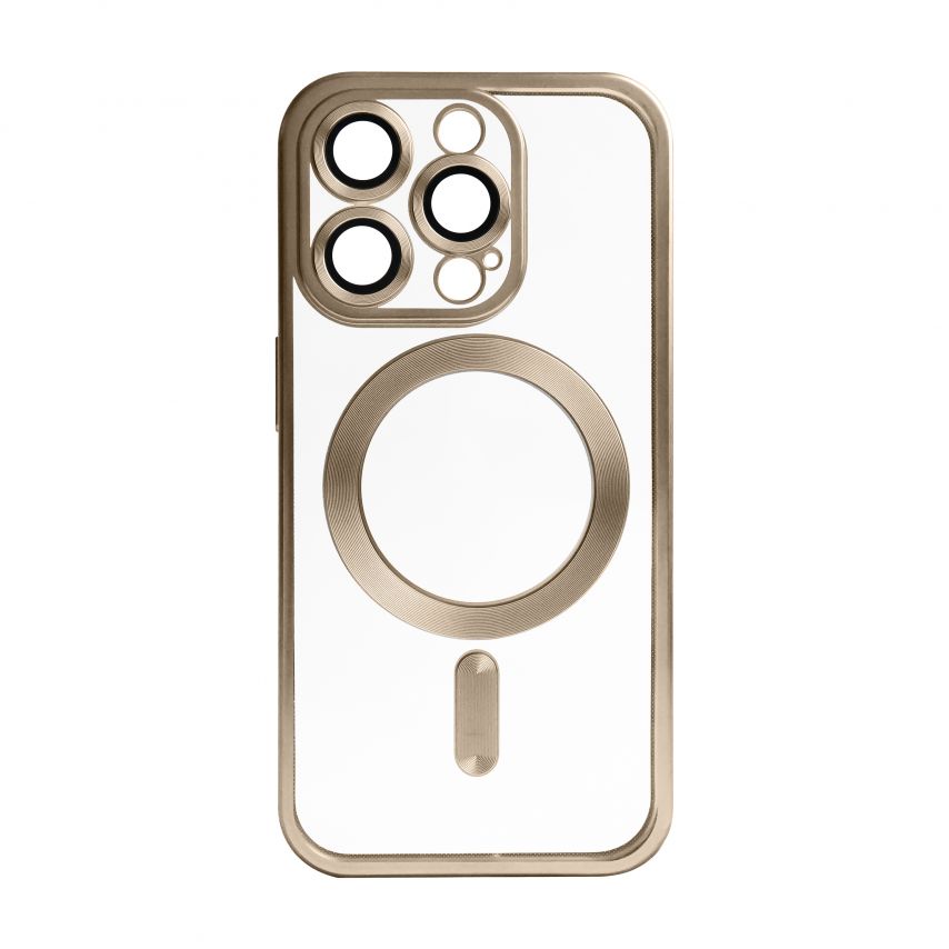 Чехол с функцией MagSafe для Apple iPhone 14 Pro brown (13) матовый
