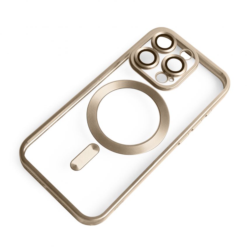 Чехол с функцией MagSafe для Apple iPhone 14 Pro brown (13) матовый