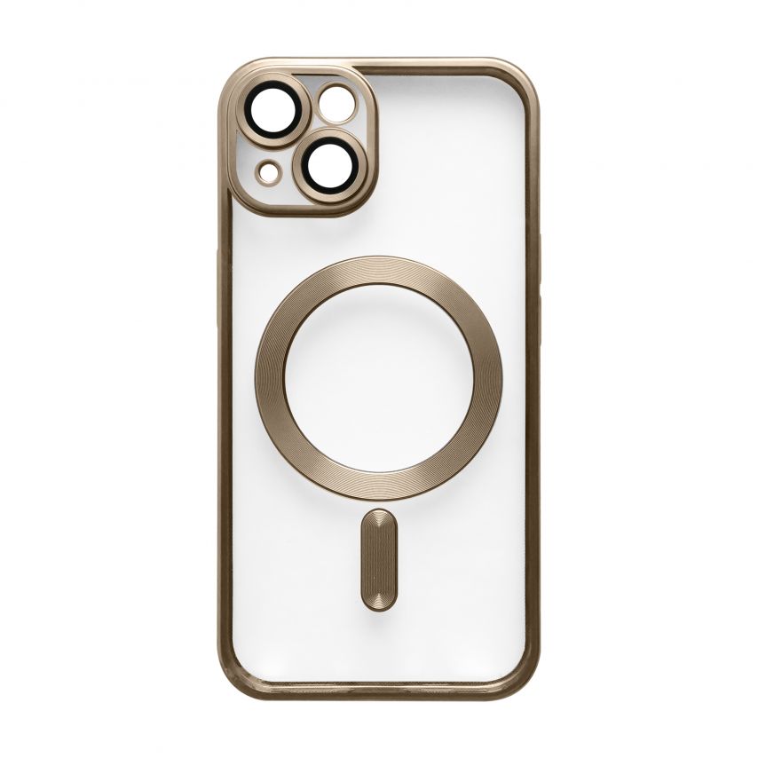 Чохол із функцією MagSafe для Apple iPhone 15 brown (13) матовий