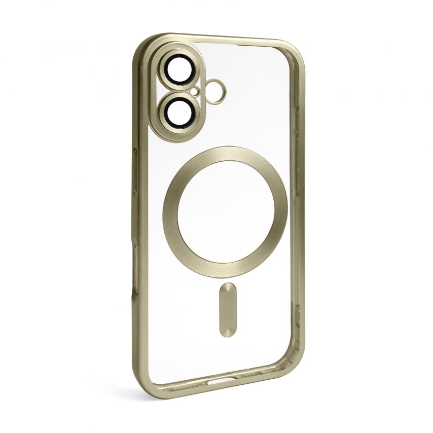 Чохол із функцією MagSafe для Apple iPhone 16 brown (13) матовий