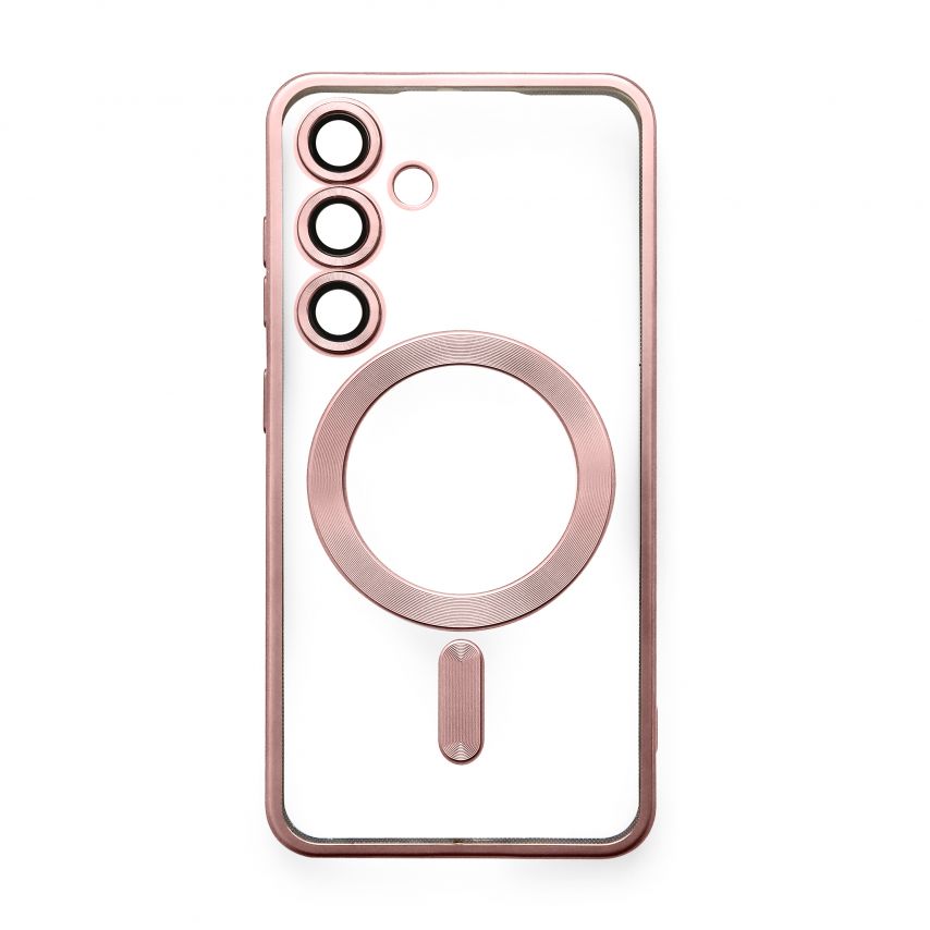 Чехол с функцией MagSafe для Samsung Galaxy S24/S921 (2024), S25/S931 (2025) pink (06) матовый