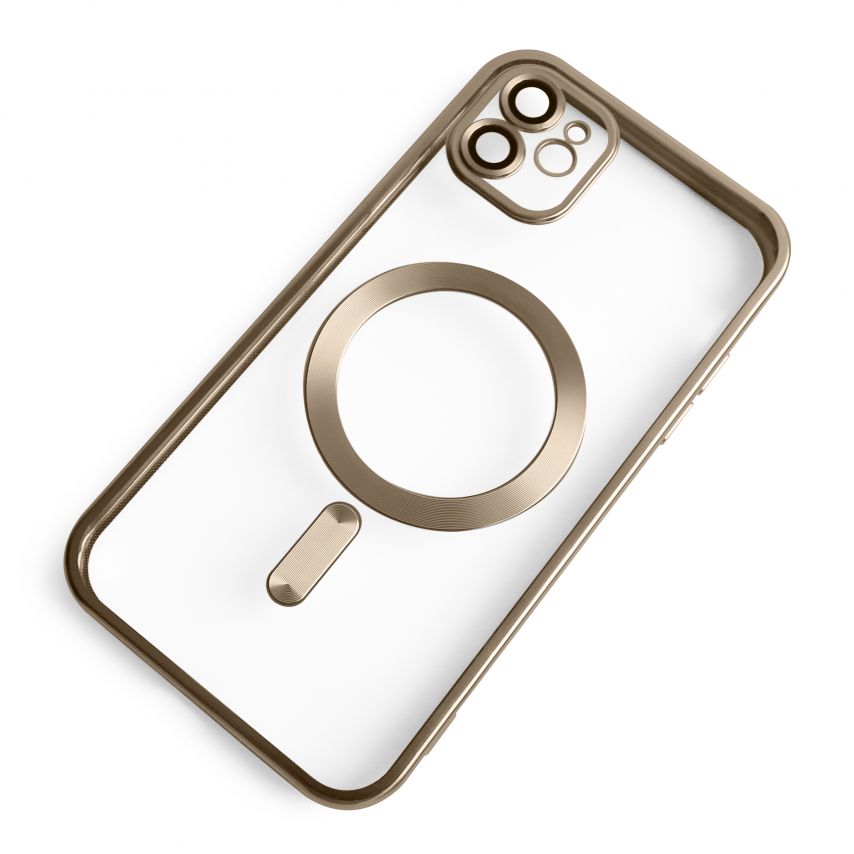 Чохол із функцією MagSafe для Apple iPhone 11 brown (13) матовий