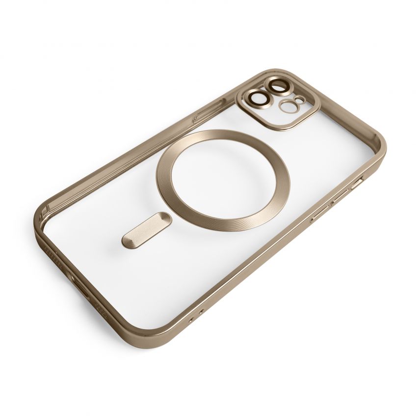 Чохол із функцією MagSafe для Apple iPhone 12 brown (13) матовий