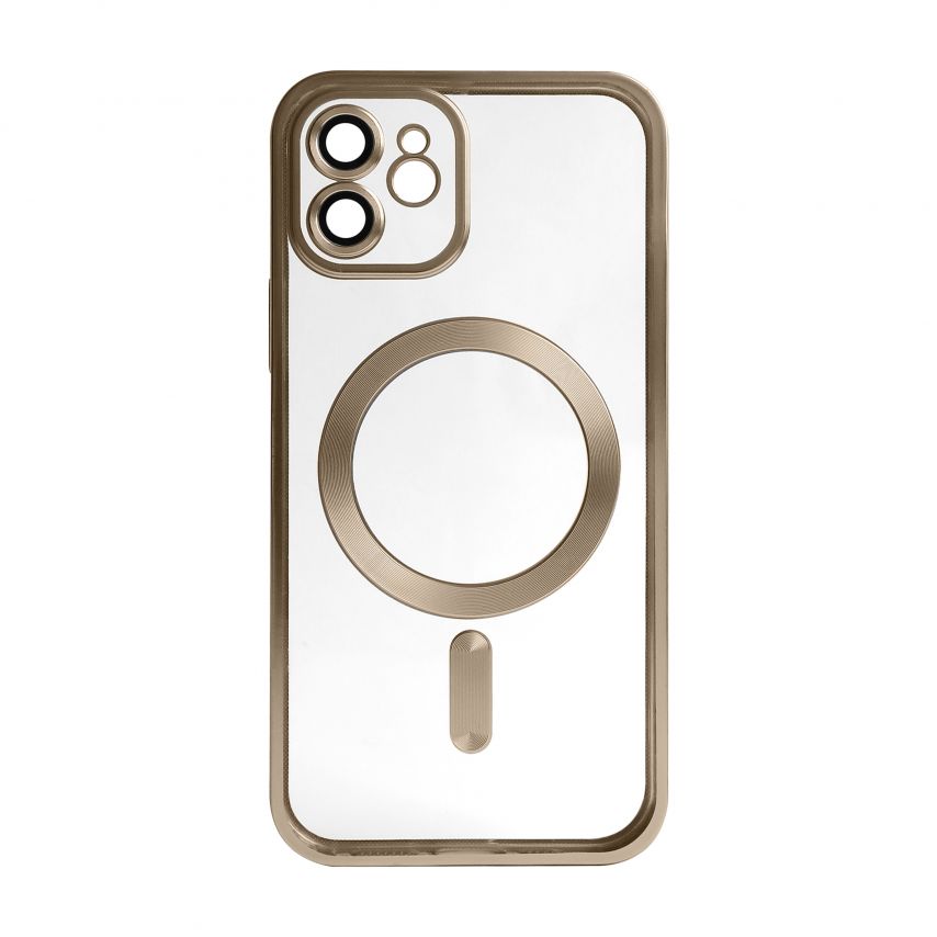 Чохол із функцією MagSafe для Apple iPhone 12 brown (13) матовий