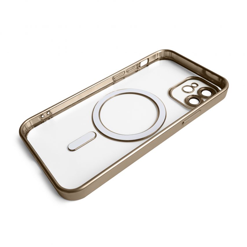 Чохол із функцією MagSafe для Apple iPhone 12 brown (13) матовий