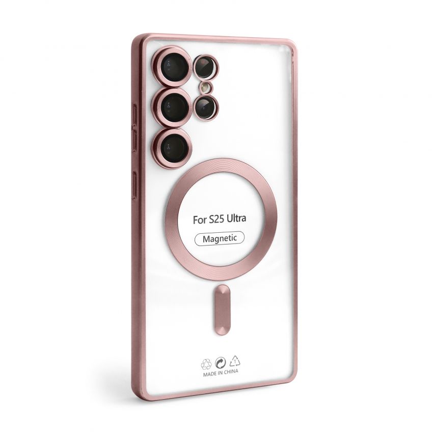 Чохол із функцією MagSafe для Samsung Galaxy S25 Ultra/S938 (2025) pink (06) матовий