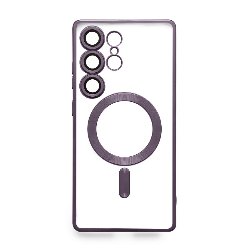 Чохол із функцією MagSafe для Samsung Galaxy S25 Ultra/S938 (2025) violet (02) матовий