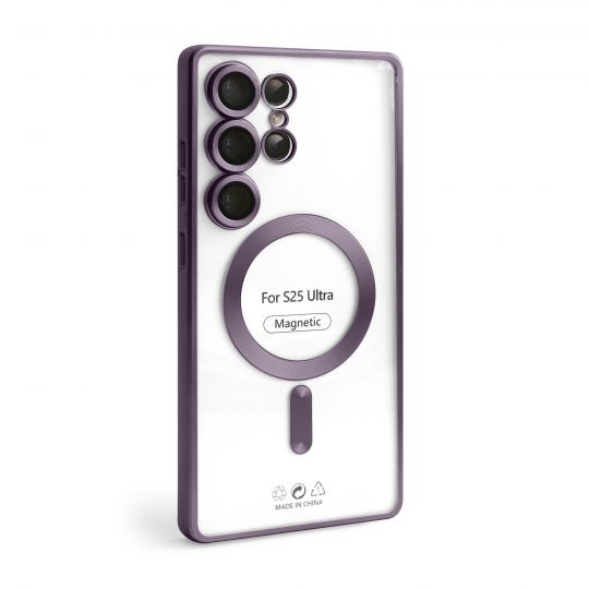 Чохол із функцією MagSafe для Samsung Galaxy S25 Ultra/S938 (2025) violet (02) матовий