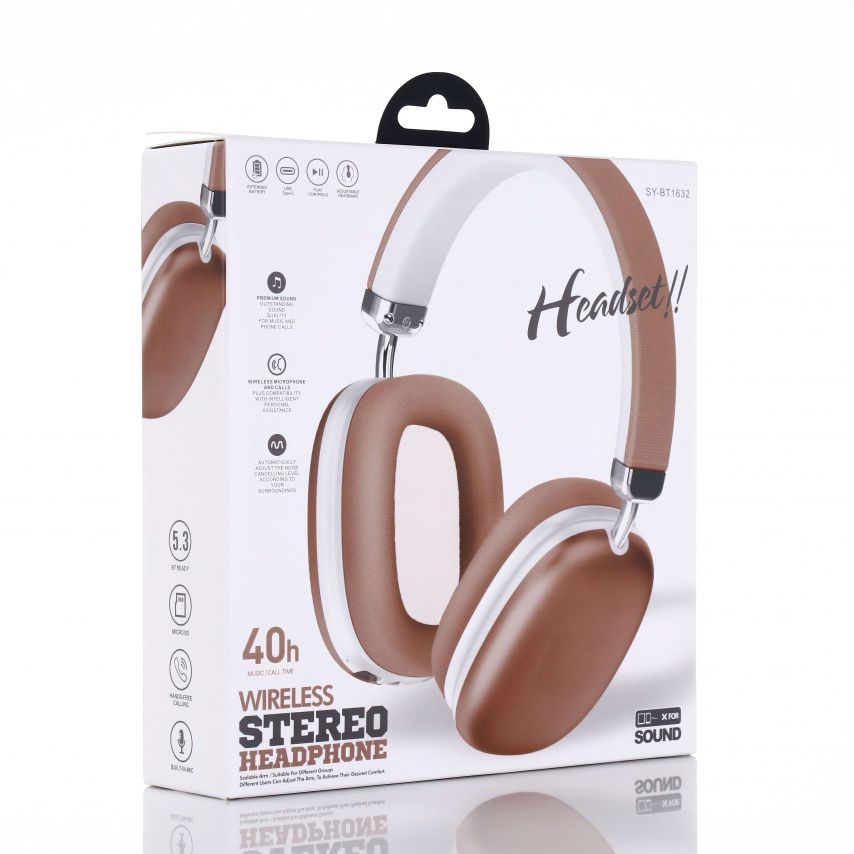 Навушники Bluetooth SY-BT1632 pink