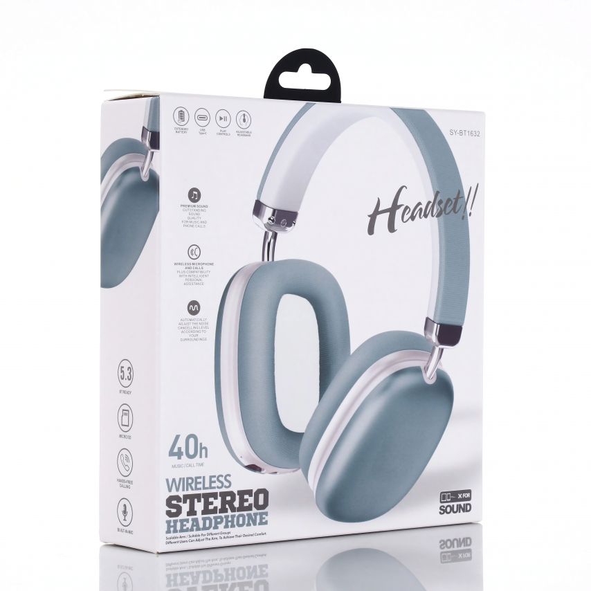 Наушники Bluetooth SY-BT1632 blue