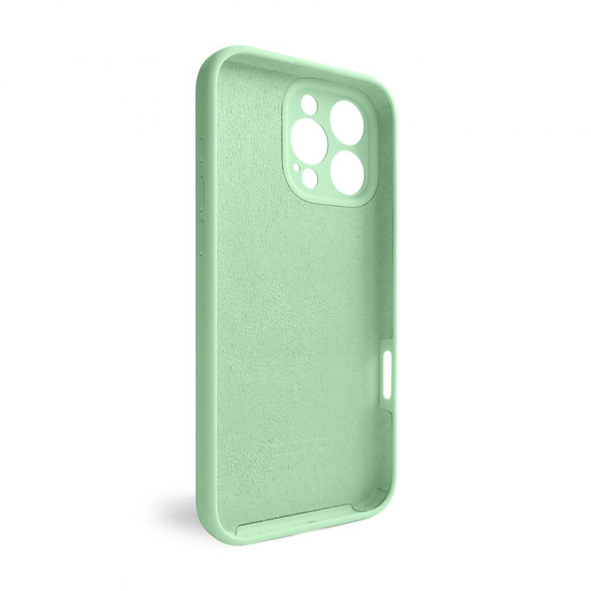 Чохол Full Silicone Case для Apple iPhone 16 Pro Max pistachio (71) закрита камера