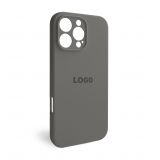 Чехол Full Silicone Case для Apple iPhone 16 Pro Max titanium grey (74) закрытая камера