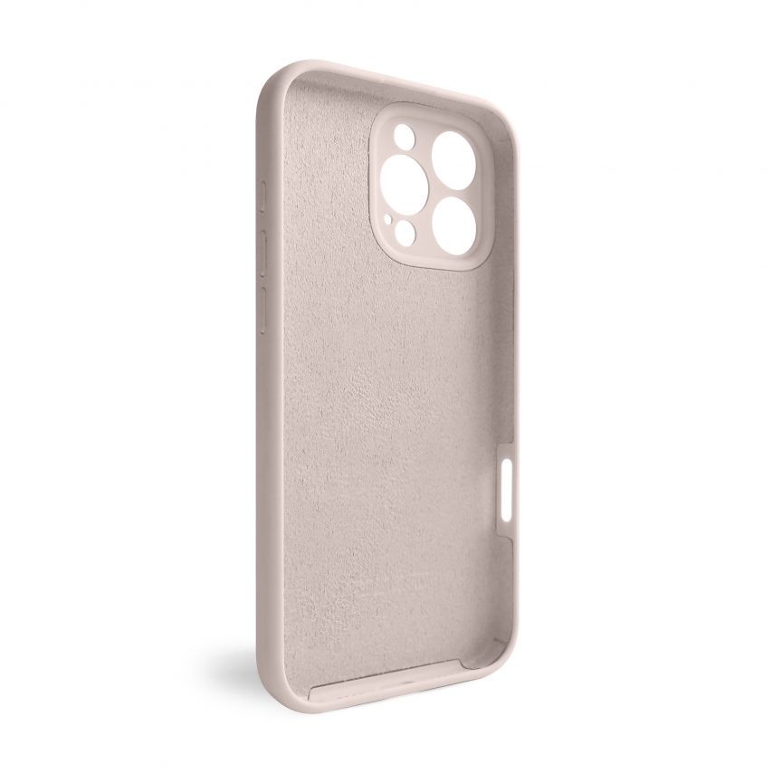 Чохол Full Silicone Case для Apple iPhone 16 Pro Max grey pink (73) закрита камера