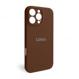 Чохол Full Silicone Case для Apple iPhone 16 Pro Max dark brown (75) закрита камера