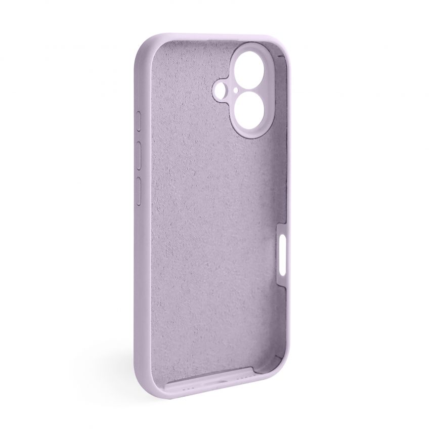 Чехол Full Silicone Case для Apple iPhone 16 lilac purple (72) закрытая камера