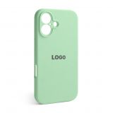 Чехол Full Silicone Case для Apple iPhone 16 pistachio (71) закрытая камера