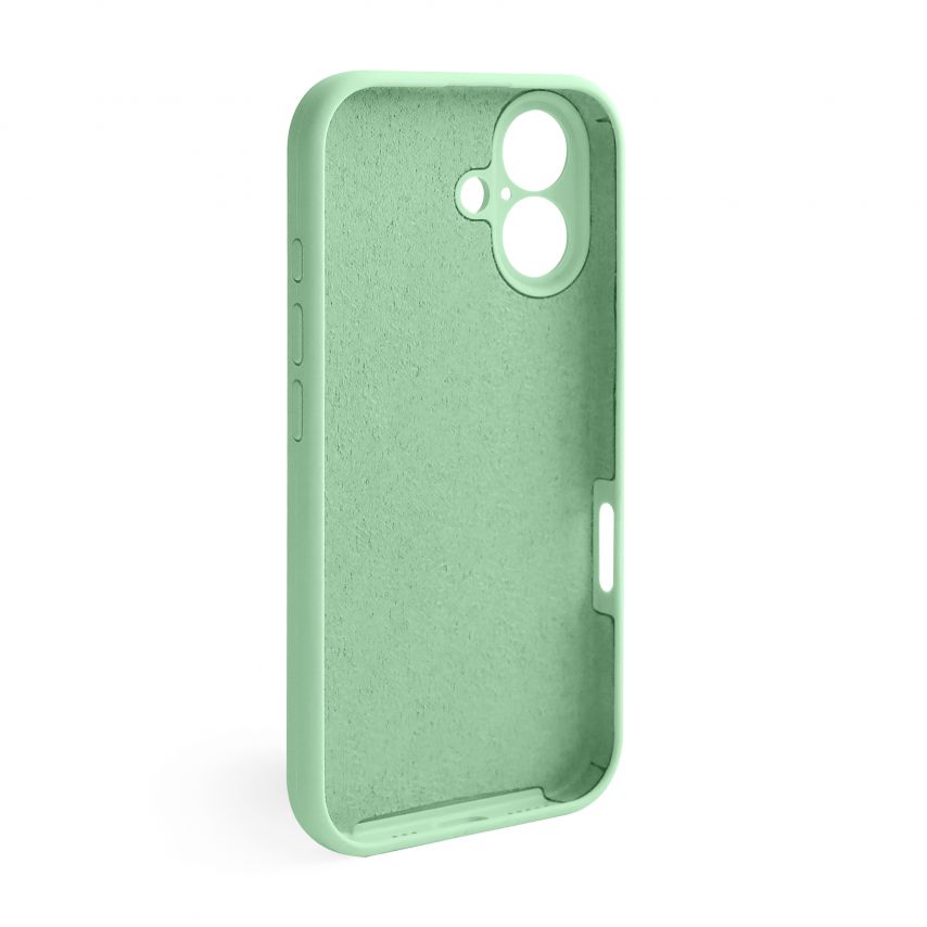 Чехол Full Silicone Case для Apple iPhone 16 pistachio (71) закрытая камера