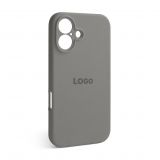 Чехол Full Silicone Case для Apple iPhone 16 titanium grey (74) закрытая камера