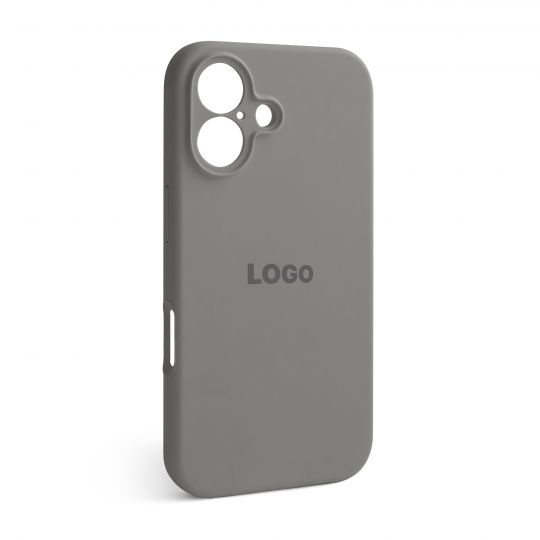Чехол Full Silicone Case для Apple iPhone 16 titanium grey (74) закрытая камера - купить за 221.50 грн в Киеве, Украине