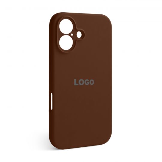 Чохол Full Silicone Case для Apple iPhone 16 dark brown (75) закрита камера - купити за 221.50 грн у Києві, Україні