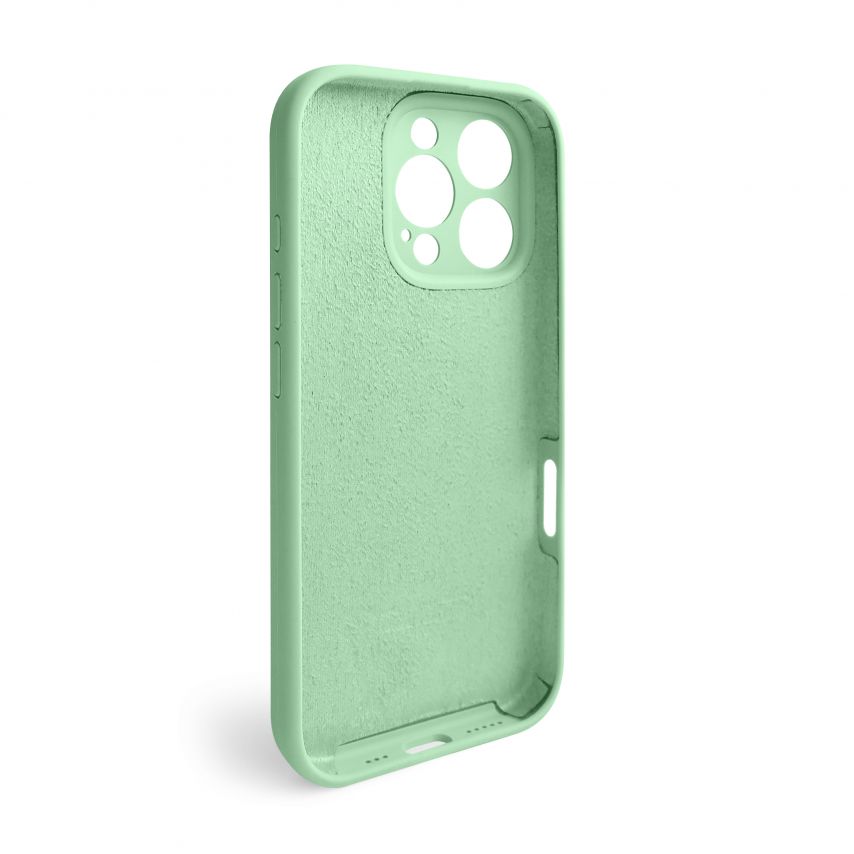 Чехол Full Silicone Case для Apple iPhone 16 Pro pistachio (71) закрытая камера