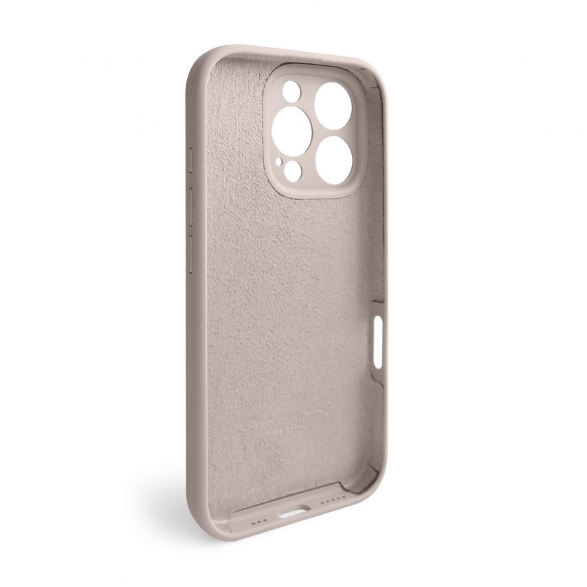 Чохол Full Silicone Case для Apple iPhone 16 Pro grey pink (73) закрита камера