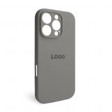 Чехол Full Silicone Case для Apple iPhone 16 Pro titanium grey (74) закрытая камера