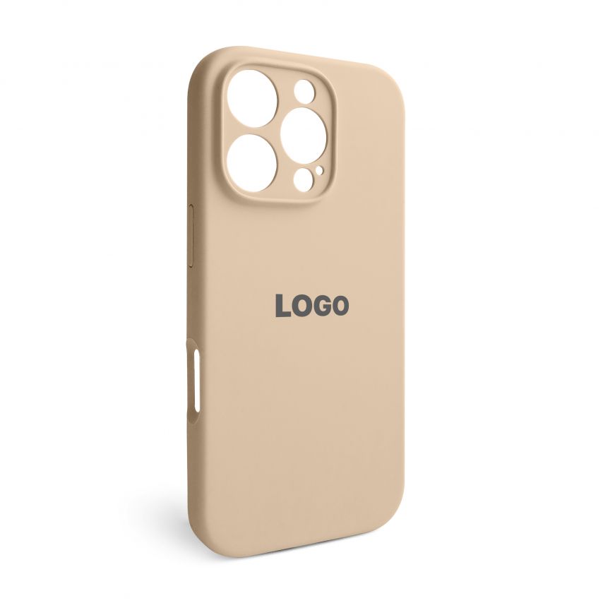 Чохол Full Silicone Case для Apple iPhone 16 Pro desert gold (76) закрита камера