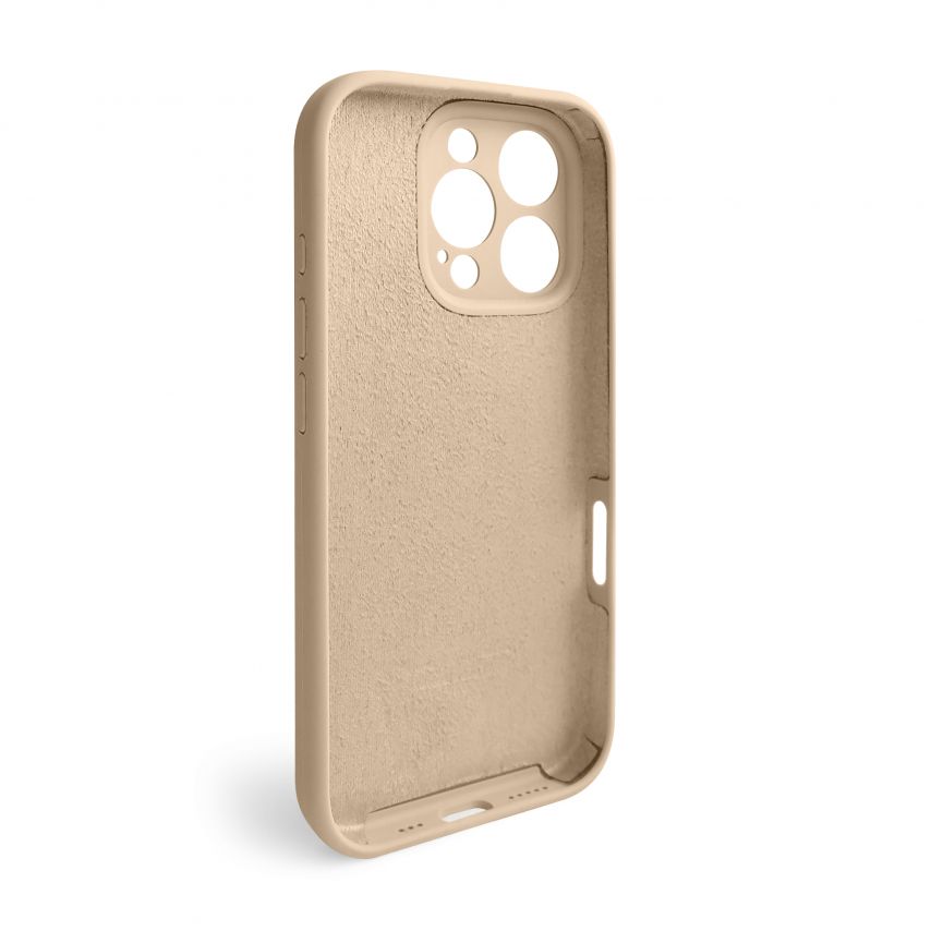 Чохол Full Silicone Case для Apple iPhone 16 Pro desert gold (76) закрита камера