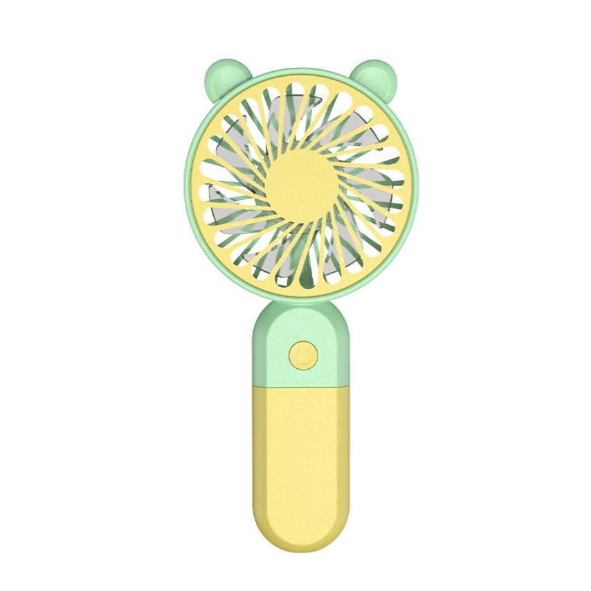 Портативний вентилятор Y-19 400mAh yellow/mint