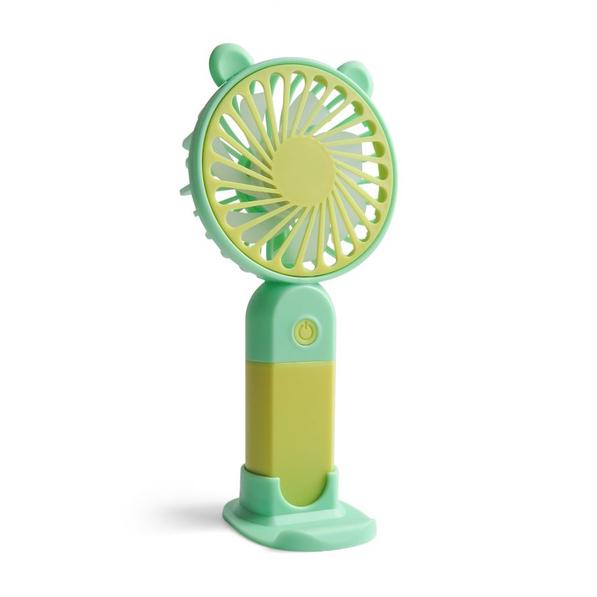 Портативний вентилятор Y-19 400mAh yellow/mint