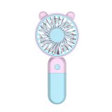 Портативний вентилятор Y-19 400mAh blue/pink