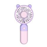 Портативний вентилятор Y-19 400mAh pink/violet