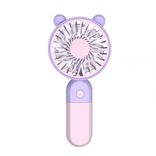 Портативний вентилятор Y-19 400mAh pink/violet - купити за 378.84 грн у Києві, Україні