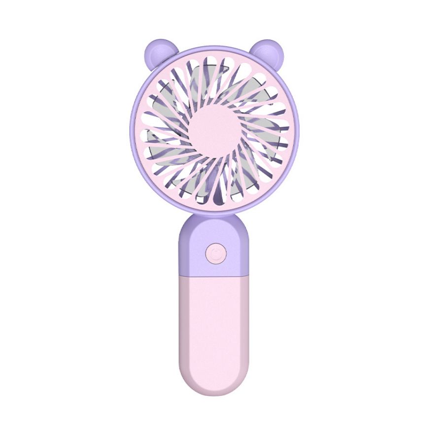 Портативний вентилятор Y-19 400mAh pink/violet