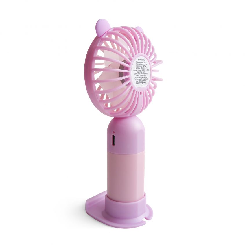 Портативний вентилятор Y-19 400mAh pink/violet