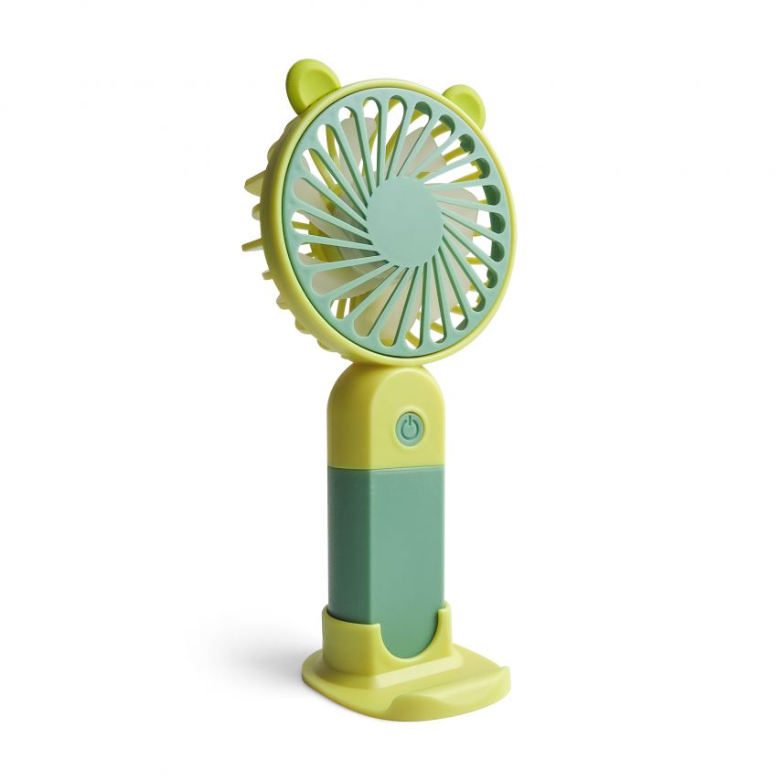 Портативний вентилятор Y-19 400mAh green/yellow