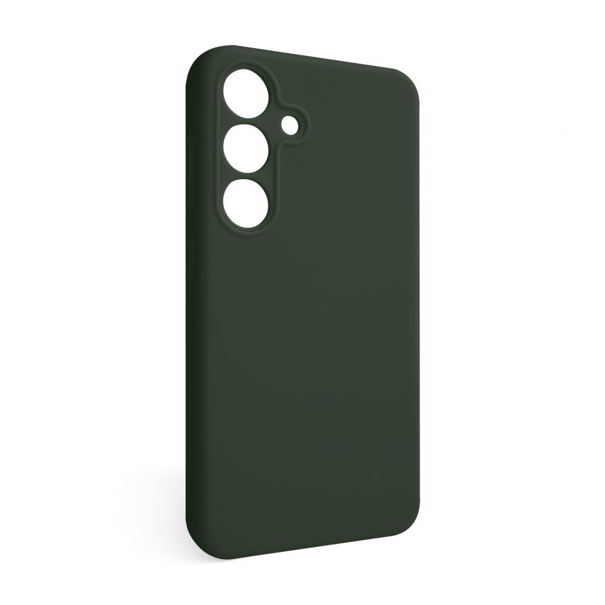 Чохол Full Silicone Case для Samsung Galaxy S24/S921 (2024), S25/S931 (2025) dark olive (41) (без логотипу)