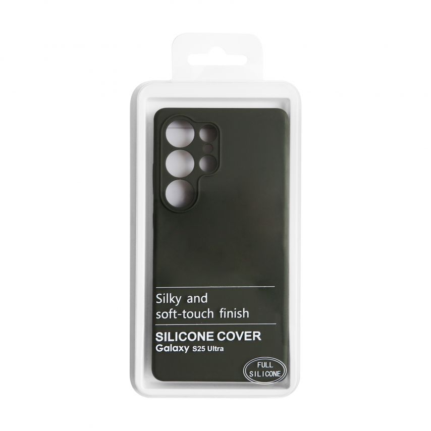 Чохол Full Silicone Case для Samsung Galaxy S25 Ultra/S938 (2025) dark olive (41) (без логотипу)